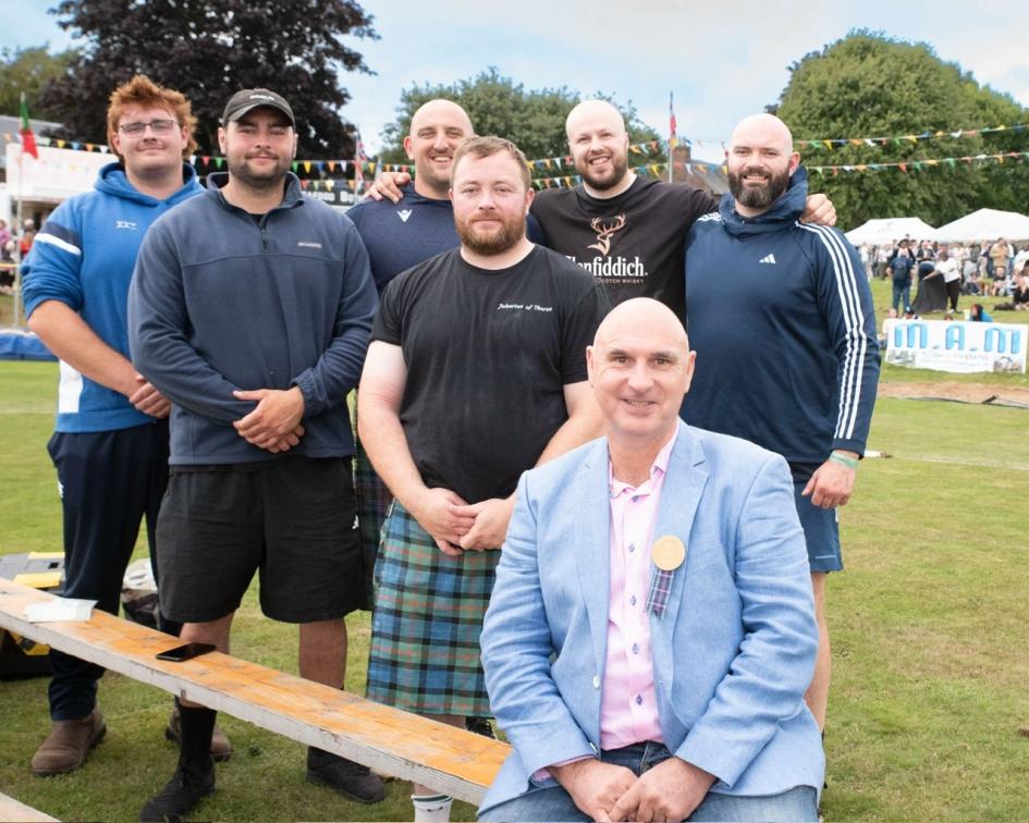MAM Contracting Proud to Sponsor Heavyweights Competition at Crieff Highland Games
