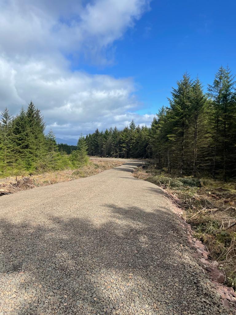 forestry road resurfacing