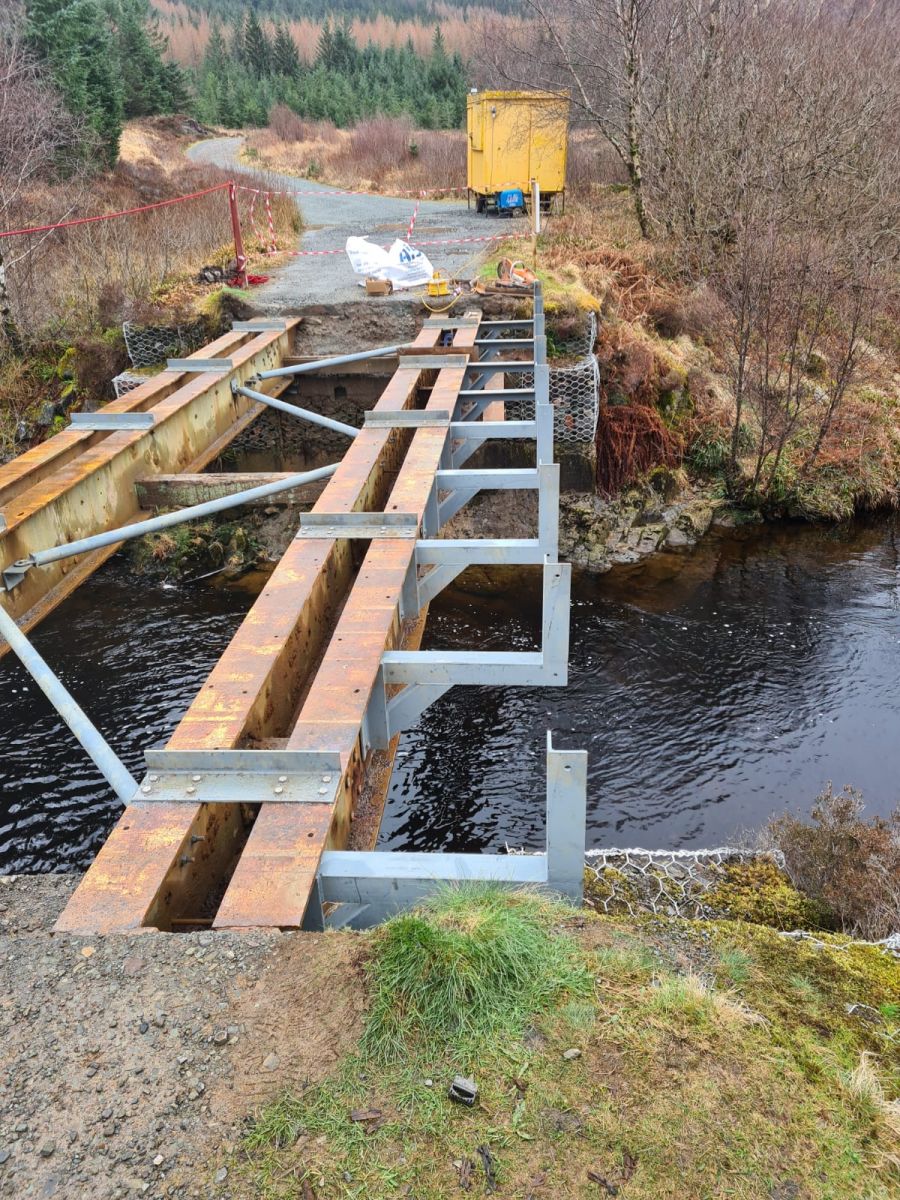 Bridge under construction by MAM Contracting