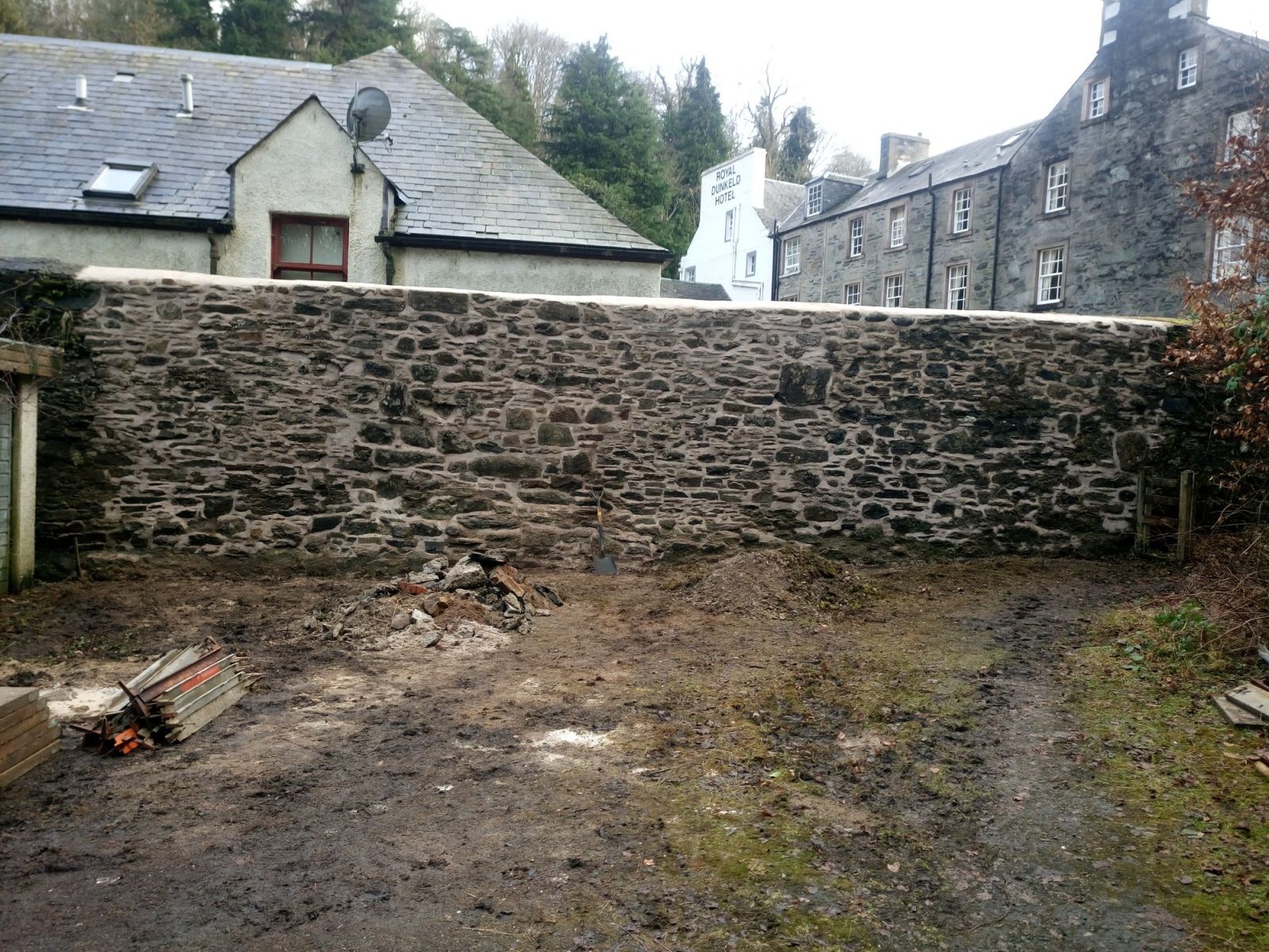 Stone Garden Wall