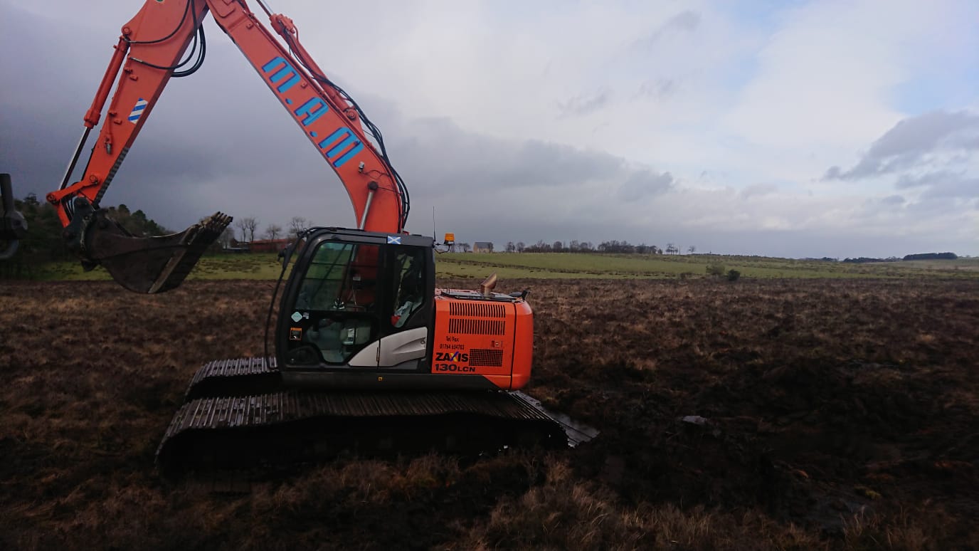 professional peatland restoration